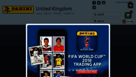 What Panini.co.uk website looked like in 2018 (6 years ago)