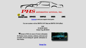 What Phs-online.com website looked like in 2018 (5 years ago)