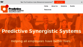What Predictivesynergisticsystems.com website looked like in 2018 (5 years ago)