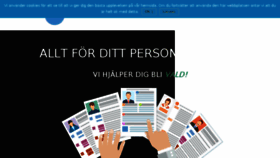 What Personligt-brev.net website looked like in 2018 (5 years ago)