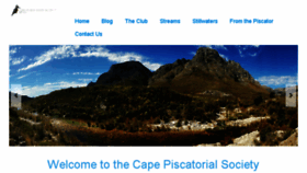 What Piscator.co.za website looked like in 2018 (5 years ago)
