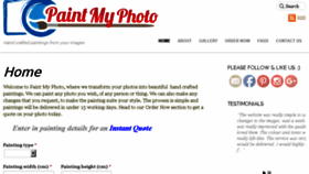 What Paintmyphoto.co website looked like in 2018 (5 years ago)