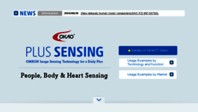 What Plus-sensing.omron.com website looked like in 2018 (5 years ago)