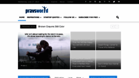 What Pravsworld.com website looked like in 2018 (5 years ago)