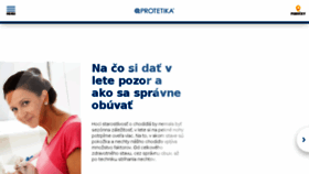 What Protetika.sk website looked like in 2018 (5 years ago)