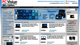 What Pcvision.be website looked like in 2018 (5 years ago)