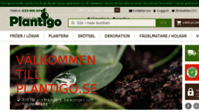 What Plantigo.se website looked like in 2018 (5 years ago)