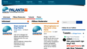 What Palanta.org website looked like in 2018 (5 years ago)