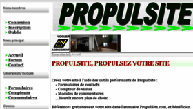 What Propulsite.com website looked like in 2018 (5 years ago)