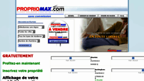 What Propriomax.com website looked like in 2018 (5 years ago)
