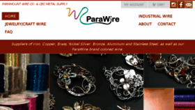 What Parawire.com website looked like in 2018 (5 years ago)