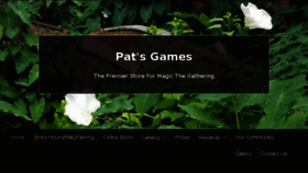 What Patsgames.com website looked like in 2018 (5 years ago)