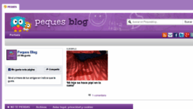 What Pequesblog.com website looked like in 2018 (5 years ago)