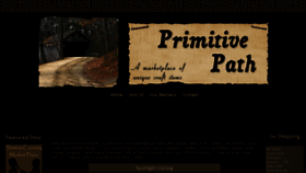 What Primitivepath.com website looked like in 2018 (5 years ago)