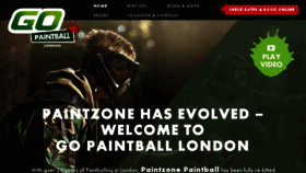 What Paintzone.co.uk website looked like in 2018 (5 years ago)