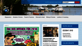 What Potsdam-mittelmark.de website looked like in 2018 (5 years ago)