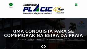 What Placic.com.br website looked like in 2018 (5 years ago)