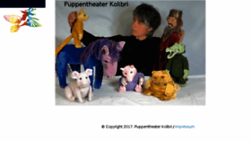 What Puppentheaterkolibri.de website looked like in 2018 (5 years ago)
