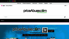 What Priceabuse.com website looked like in 2018 (5 years ago)