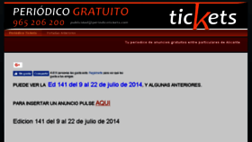 What Periodicotickets.es website looked like in 2018 (5 years ago)