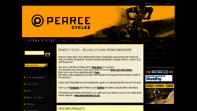 What Pearcecycles.co.uk website looked like in 2018 (5 years ago)