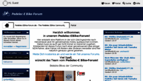 What Pedelec-ebike-forum.de website looked like in 2018 (5 years ago)