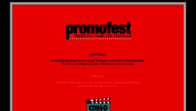What Promofest.org website looked like in 2018 (5 years ago)