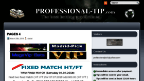 What Professional-tip.com website looked like in 2018 (5 years ago)