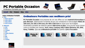What Pcportableoccasion.fr website looked like in 2018 (5 years ago)