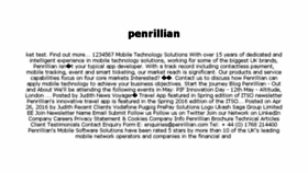 What Penrillian.com website looked like in 2018 (5 years ago)