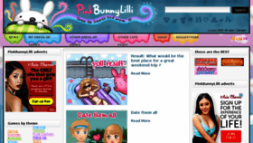What Pinkbunnylilli.de website looked like in 2018 (5 years ago)