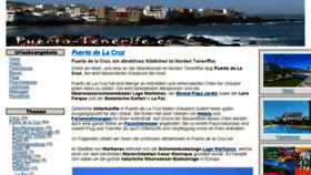 What Puerto-tenerife.es website looked like in 2018 (5 years ago)