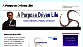 What Purpose-driven-life.com website looked like in 2018 (5 years ago)