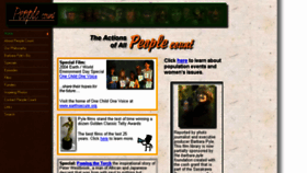 What Peoplecounttv.com website looked like in 2018 (5 years ago)