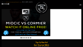 What Premierperhead.com website looked like in 2018 (5 years ago)