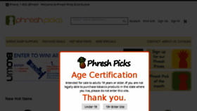 What Phreshpicksdist.com website looked like in 2018 (5 years ago)