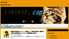 What Pikokopi.com website looked like in 2018 (5 years ago)