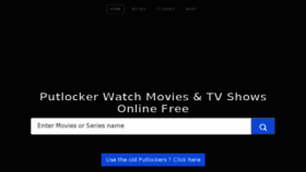 What Putlocker.film website looked like in 2018 (5 years ago)
