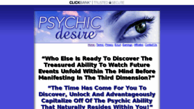 What Psychicdesire.com website looked like in 2018 (5 years ago)