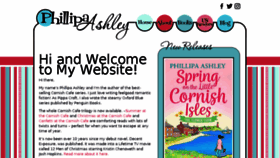 What Phillipa-ashley.com website looked like in 2018 (5 years ago)