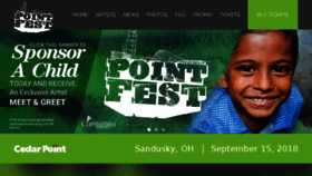 What Pointfestival.com website looked like in 2018 (5 years ago)