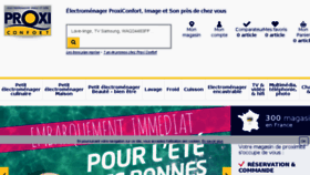 What Proxiconfort.fr website looked like in 2018 (5 years ago)