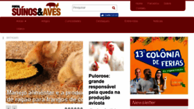 What Portalsuinoseaves.com.br website looked like in 2018 (5 years ago)