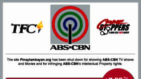 What Pinaytambayan.org website looked like in 2018 (5 years ago)