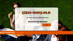 What Pizza-meny.se website looked like in 2018 (5 years ago)