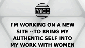 What Paigebattcher.com website looked like in 2018 (5 years ago)