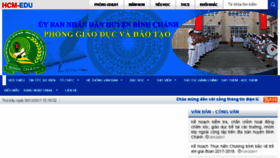 What Pgdbinhchanh.hcm.edu.vn website looked like in 2018 (5 years ago)