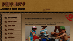 What Pappdorf.de website looked like in 2018 (5 years ago)
