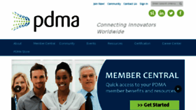 What Pdma.org website looked like in 2018 (5 years ago)