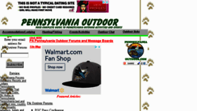What Pennsylvaniaoutdoor.com website looked like in 2018 (5 years ago)